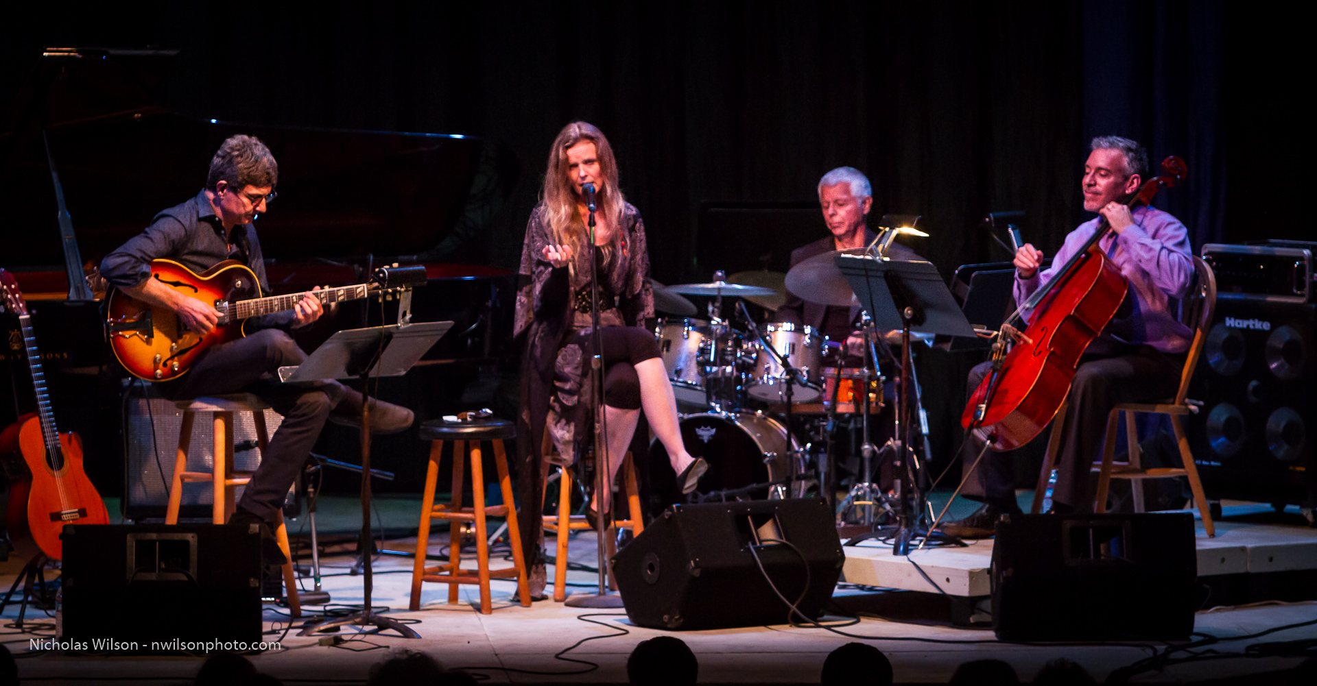 Tierney Sutton with Serge Merlaud, Ralph Humphrey and Mark Summer performs After Blue, The Joni Mitchel Project.