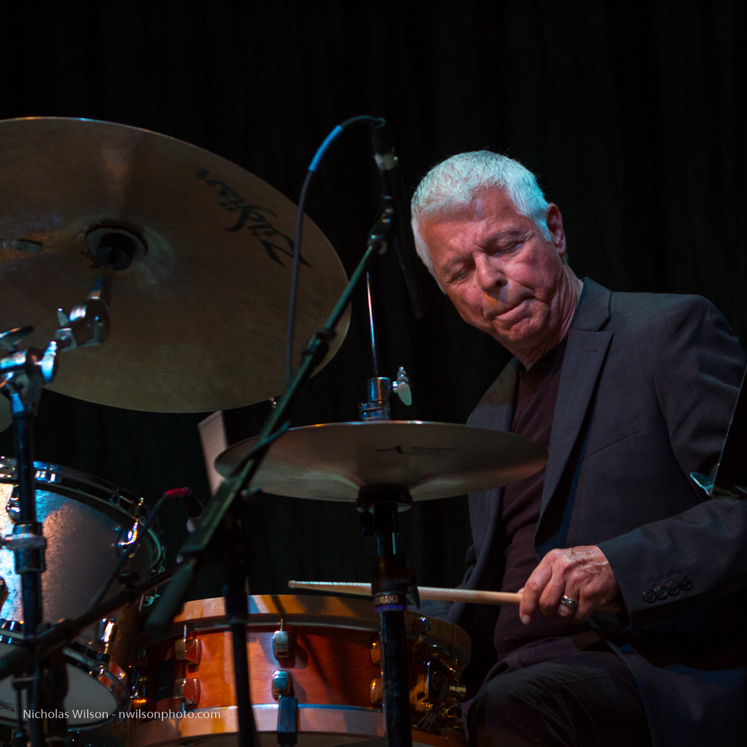 Ralph Humphrey on drums with the Festival New Jazz Trio