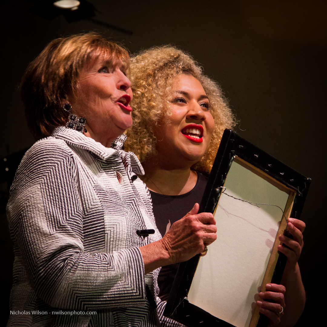 Frederica von Stade and Melissa Angulo sang a duet aria praising their men from Cosi fan tutte.