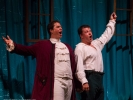 Count Almaviva (Chester Pidduck) and Figaro the barber (Eugene Brancoveanu) in The Barber of Seville