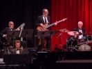 Left wing of the MMF Big Band with Ray Scott, Julian Pollack, Alex Baum, and Ralph Humphrey