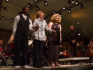 Jeremiah Smith, Cristina von Stade and Melissa Angulo take a bow.