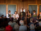 YMCO singers with bouquets