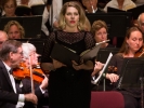 Soprano soloist Angela Cadelago in the Brahms Requiem