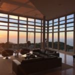 Prow House sunset interior