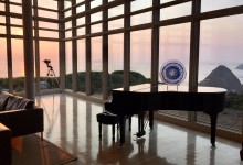 Prow House sunset piano